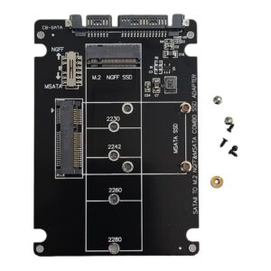 adaptar m2, ngff ssd, msata a sata