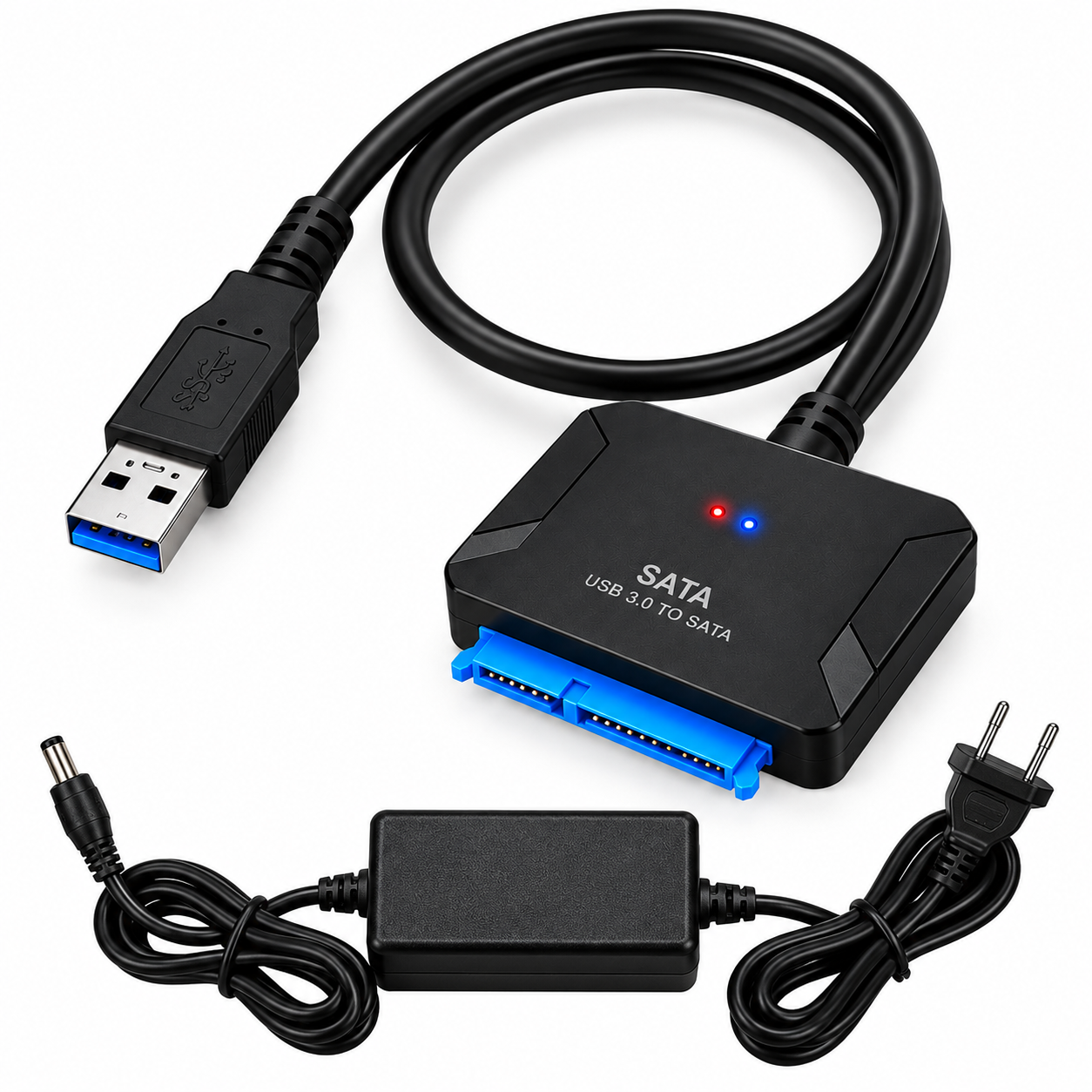 Adaptador USB 3.0 a SATA para Discos Duros