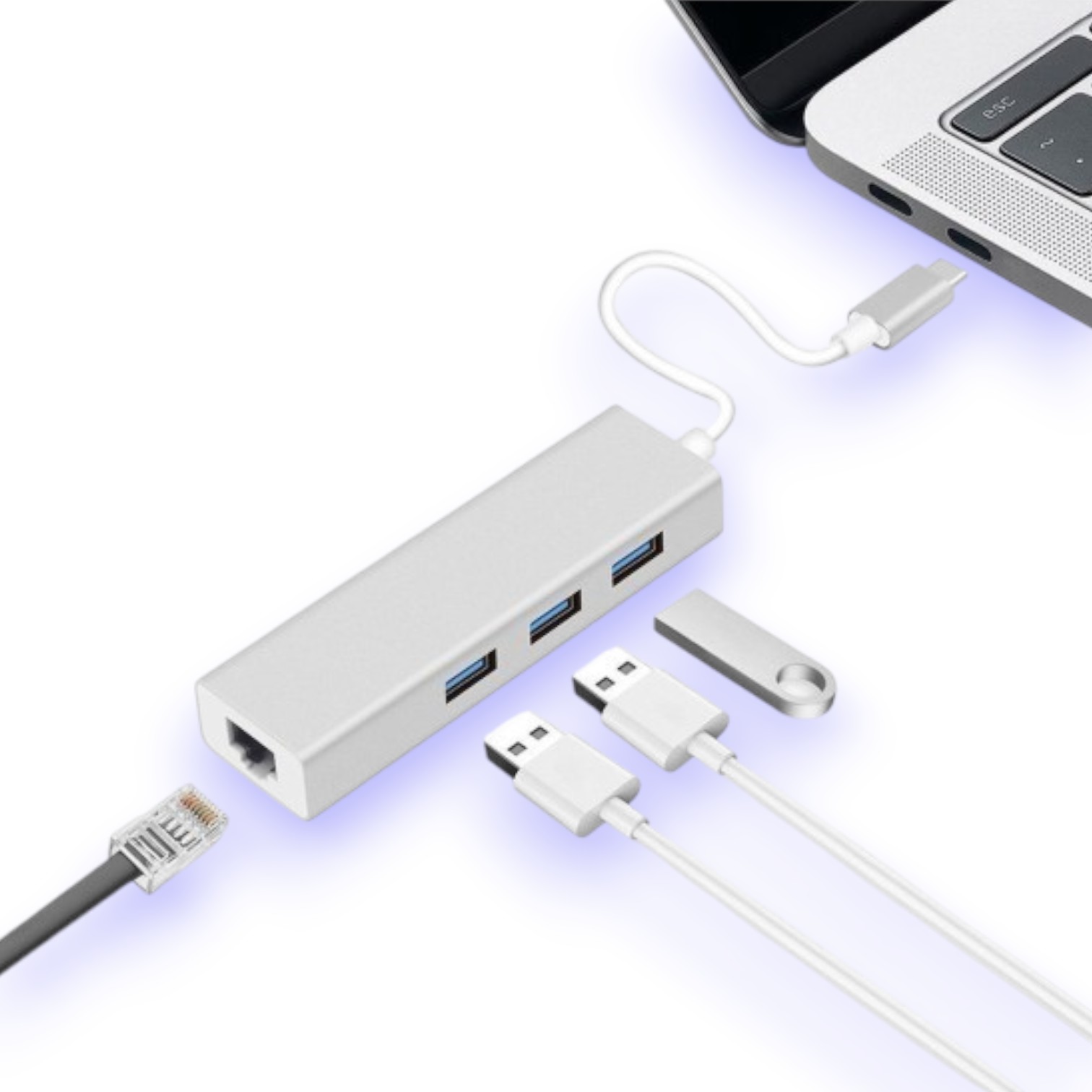 Hub Adaptador USB 3.0