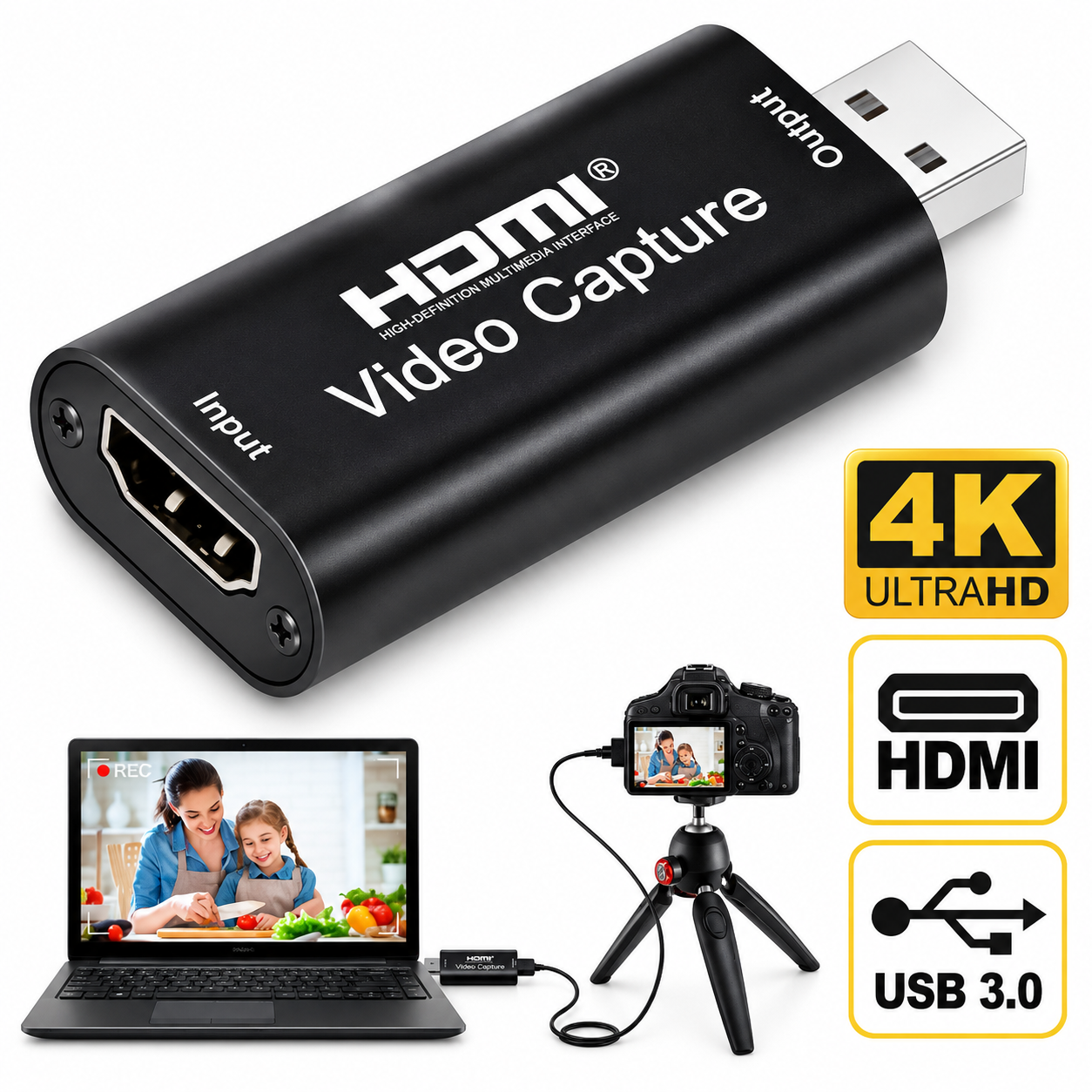 Capturadora de Video HDMI a USB 3.0