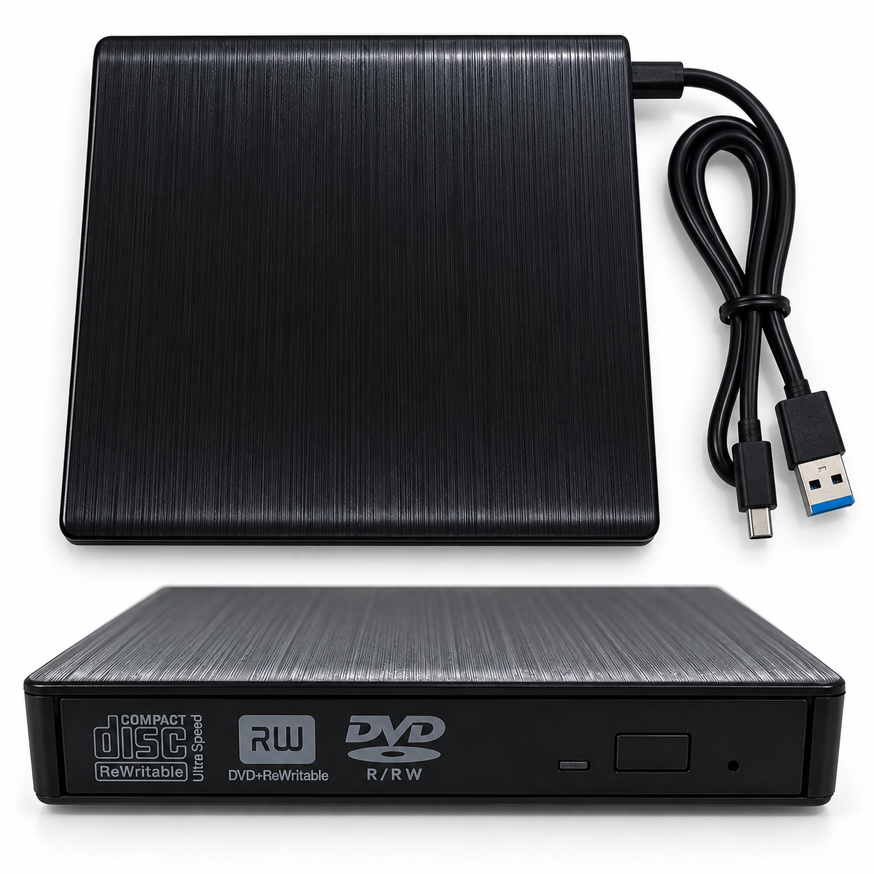 Lector/Quemador CD/DVD USB 3.0+Tipo-C - Externa