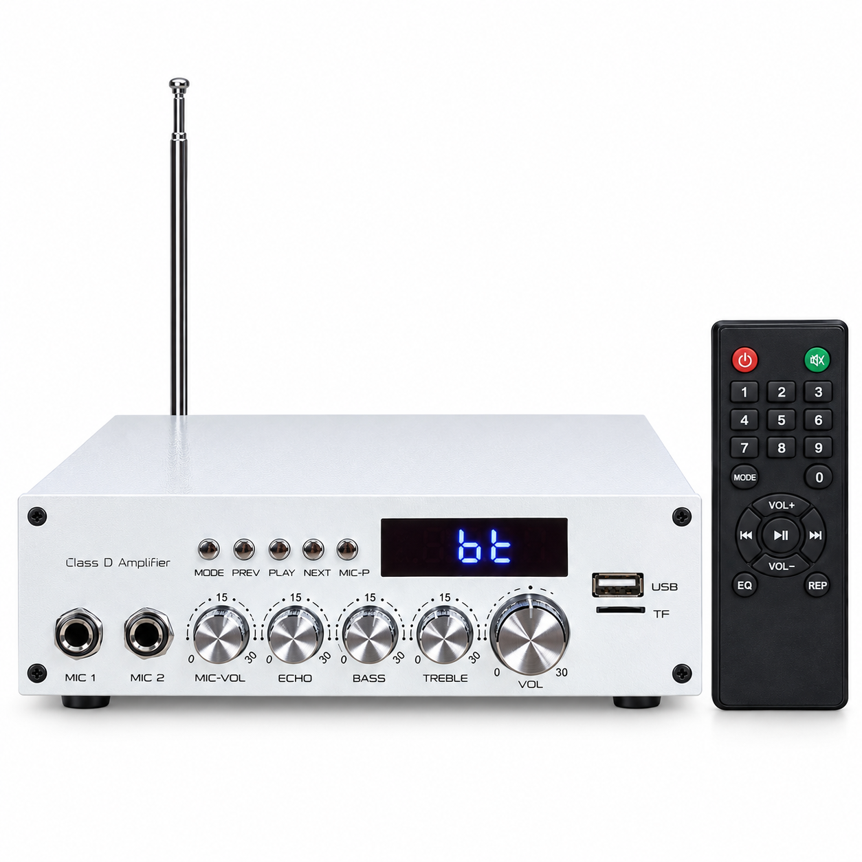Mini Amplificador Clase D "Steel PRO 4 Canales"