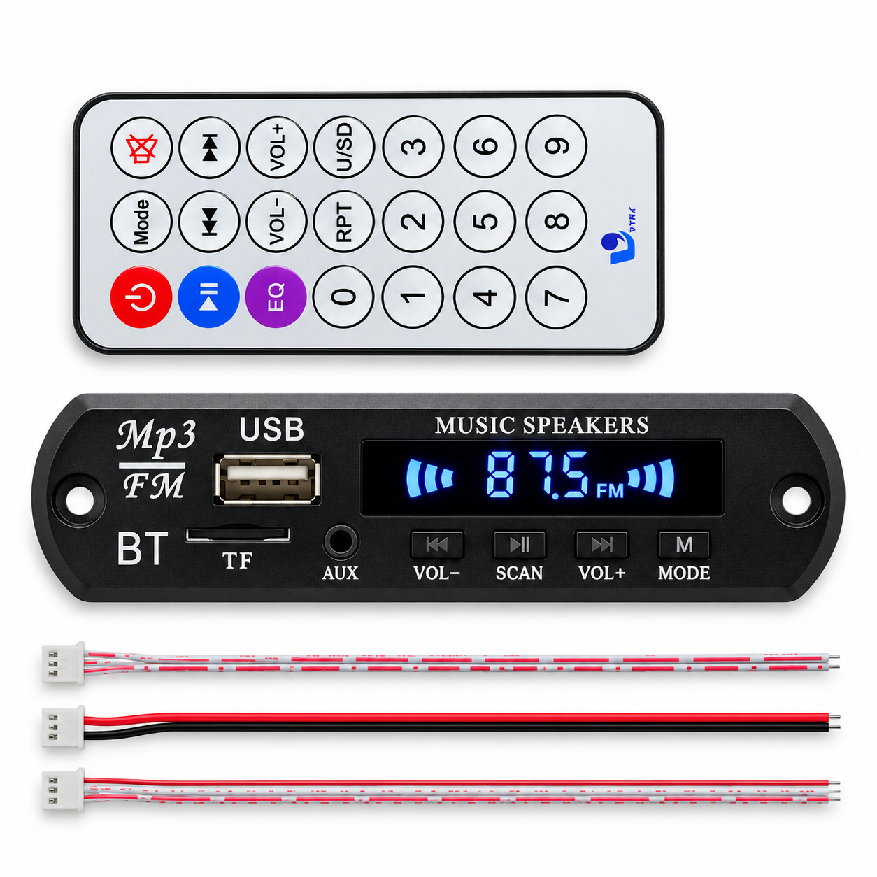 Módulo Bluetooth para señal - VTF108BT / 12vdc