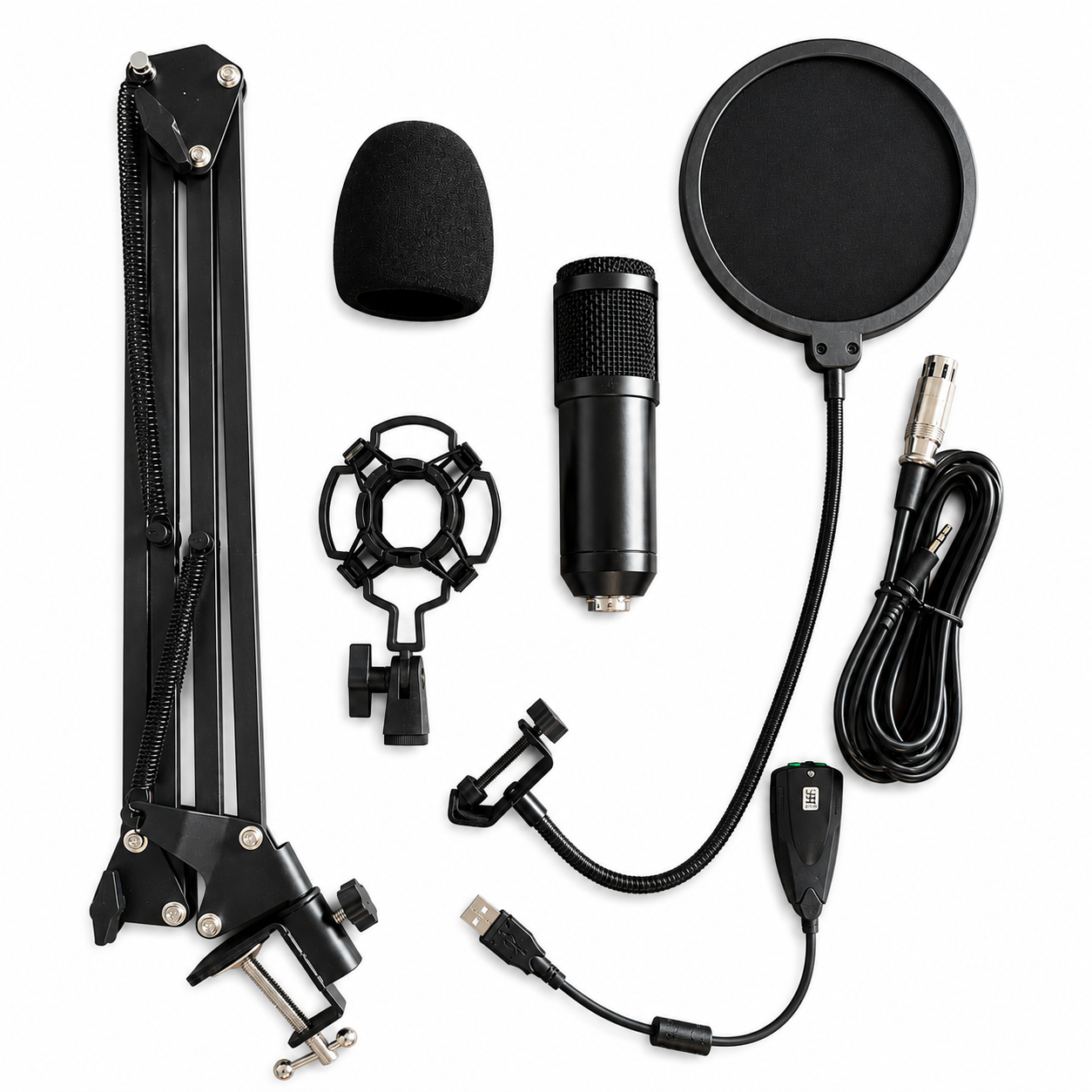 Kit para transmisión en vivo Podcast BM800ZT