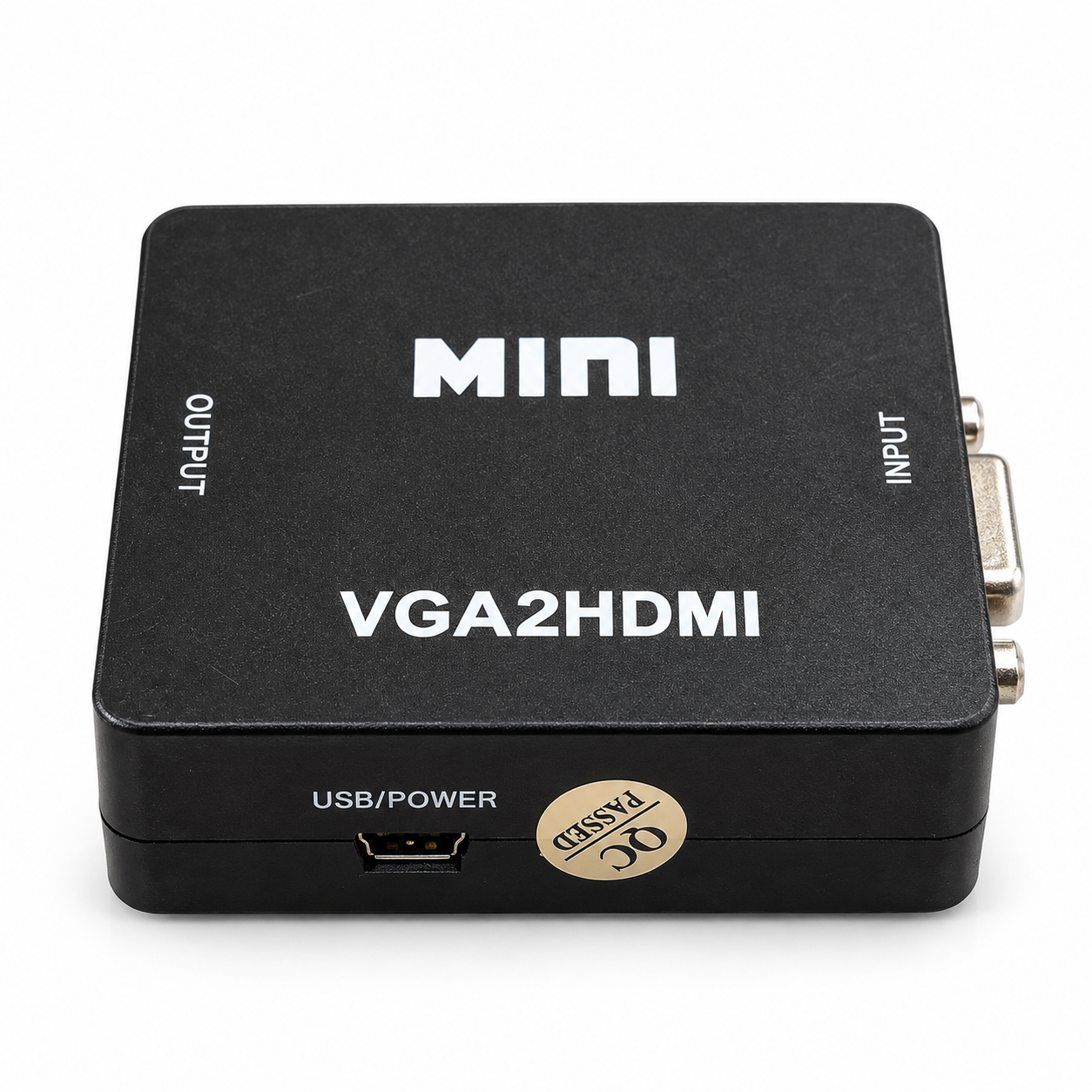 Adaptador VGA a HDMI con Audio Plug 3.5mm (caja)