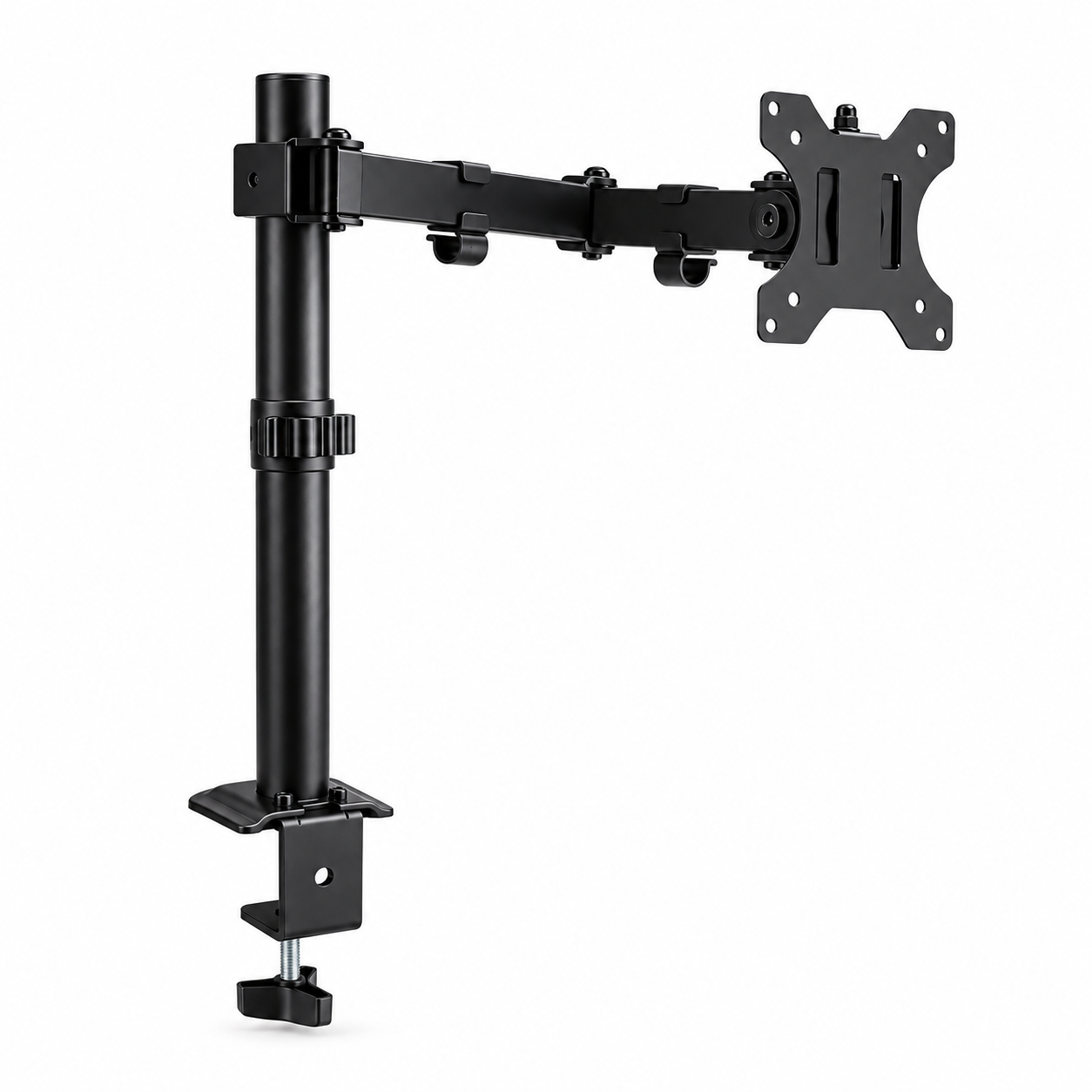 Soporte Articulado para Monitor y TV de 17" a 30" con Prensa de Escritorio