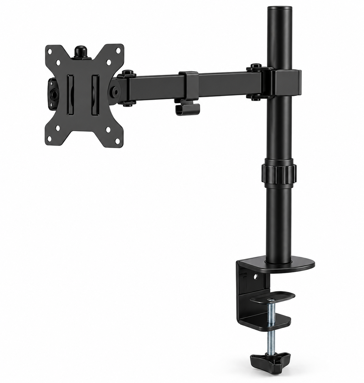 Soporte Articulado para Monitor y TV de 17" a 30" con Prensa de Escritorio - Imagen 2